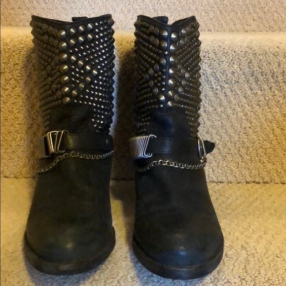 Sam Edelman studded boots - Picture 2 of 6
